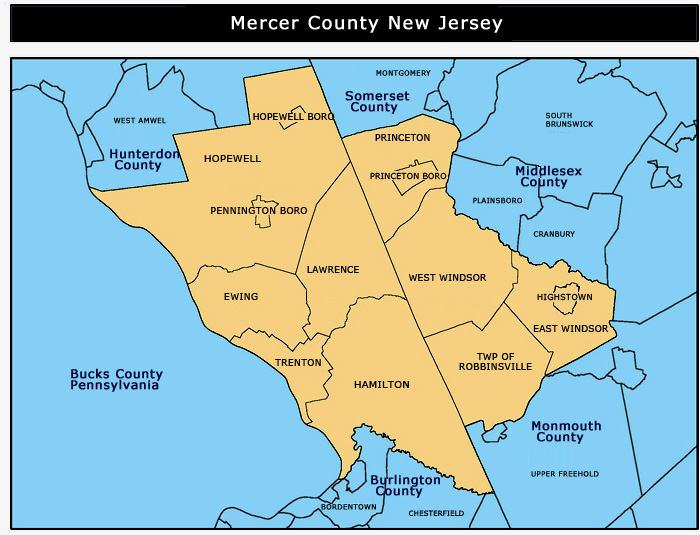 mercer-county-map